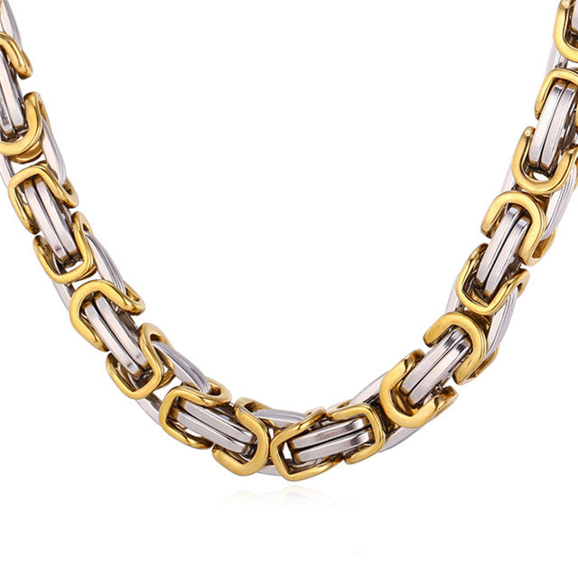 Stainless Steel Link Chain | 3mm | Silver, Black or Gold Silver 26 (66cm)