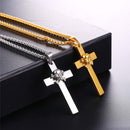 Pirate Skull Cross Necklace for Men