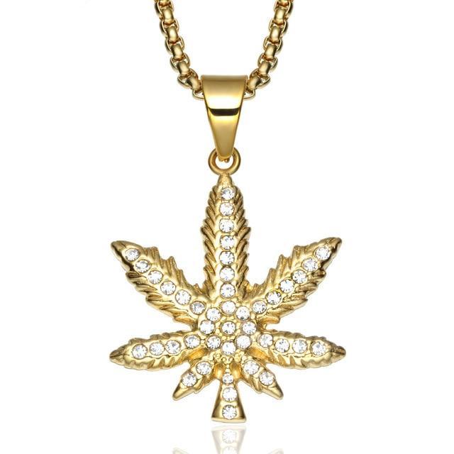 Iced out weed on sale chain